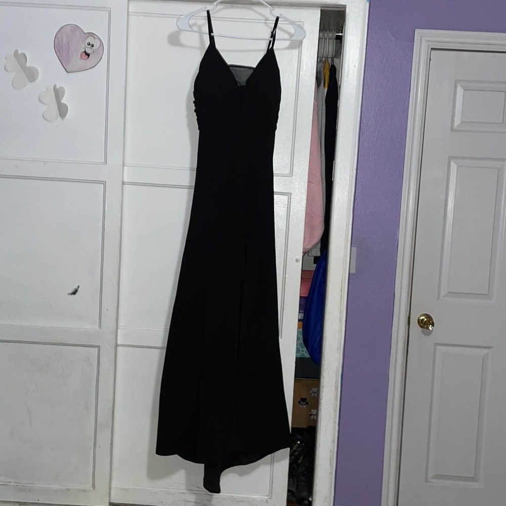 Long dress with high slit Size XS